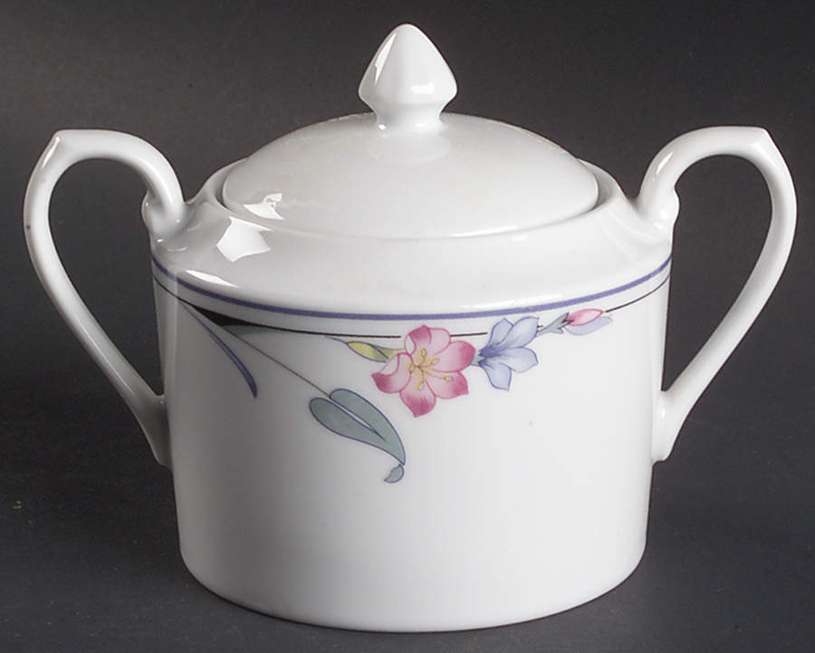 Fleur Sugar Bowl & Lid by Savoir Vivre-1