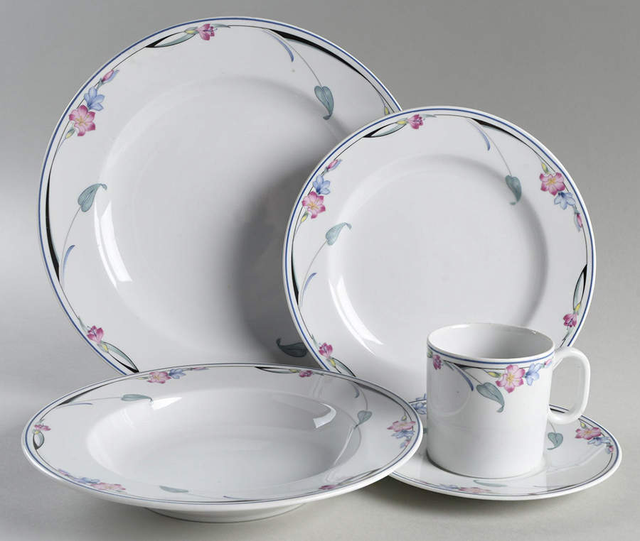 Fleur 5 Piece Place Setting by Savoir Vivre-1