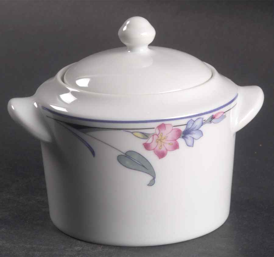 Fleur Sugar Bowl & Lid by Savoir Vivre-1