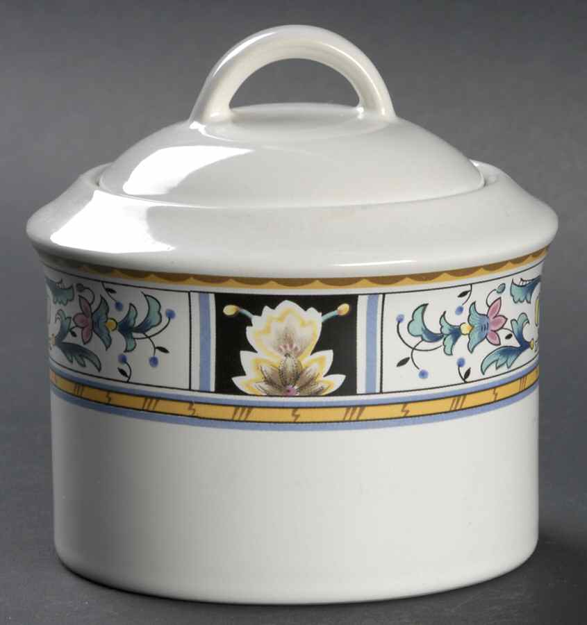 Florentina Sugar Bowl & Lid by Savoir Vivre-1