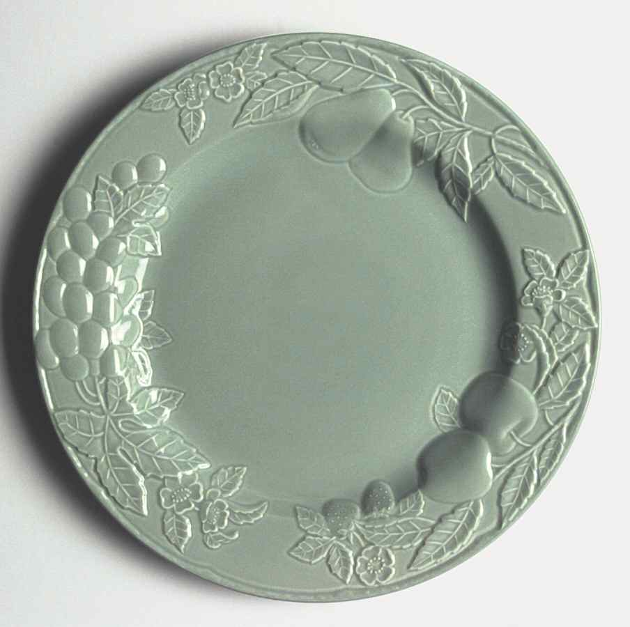 Fruit Promenade Celadon Dinner Plate by Savoir Vivre-1
