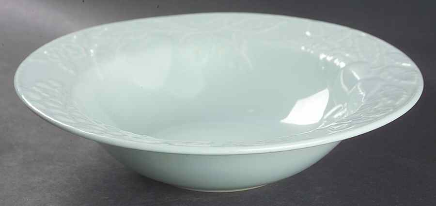 Fruit Promenade Mint 9" Round Vegetable Bowl by Savoir Vivre-1