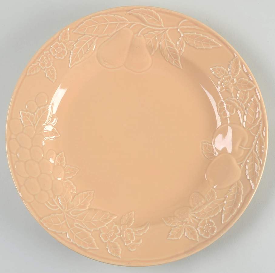 Fruit Promenade Peach 12" Chop Plate (Round Platter) by Savoir Vivre-1
