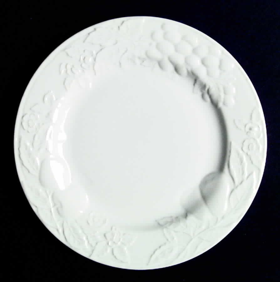 Fruit Promenade White Dinner Plate by Savoir Vivre-1