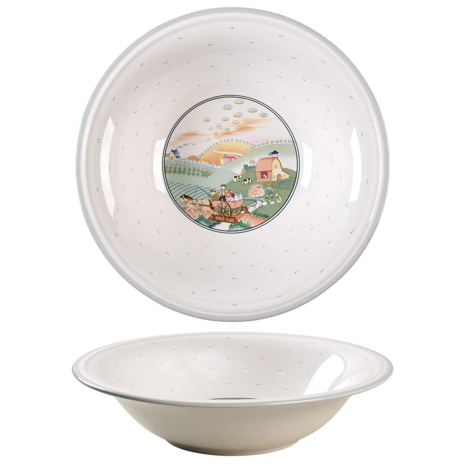 Hillsdale 9" Round Vegetable Bowl by Savoir Vivre-1