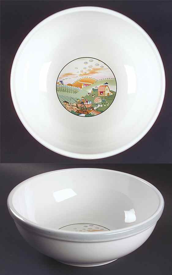 Hillsdale 11" Large Salad Serving Bowl by Savoir Vivre-1