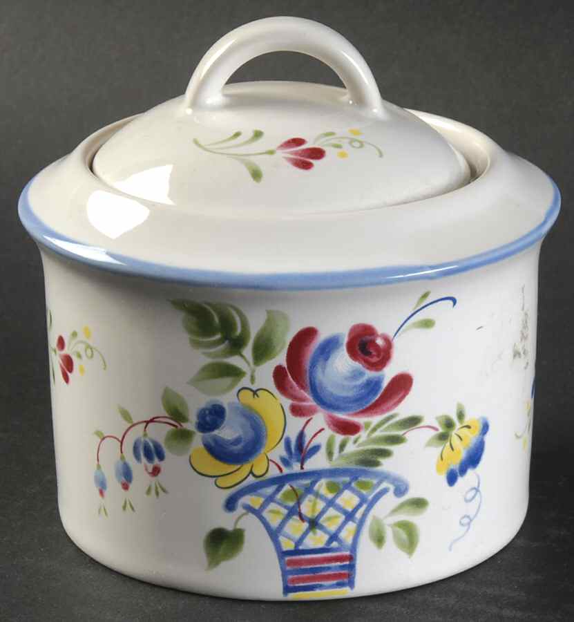 Lugano Sugar Bowl & Lid by Savoir Vivre-1
