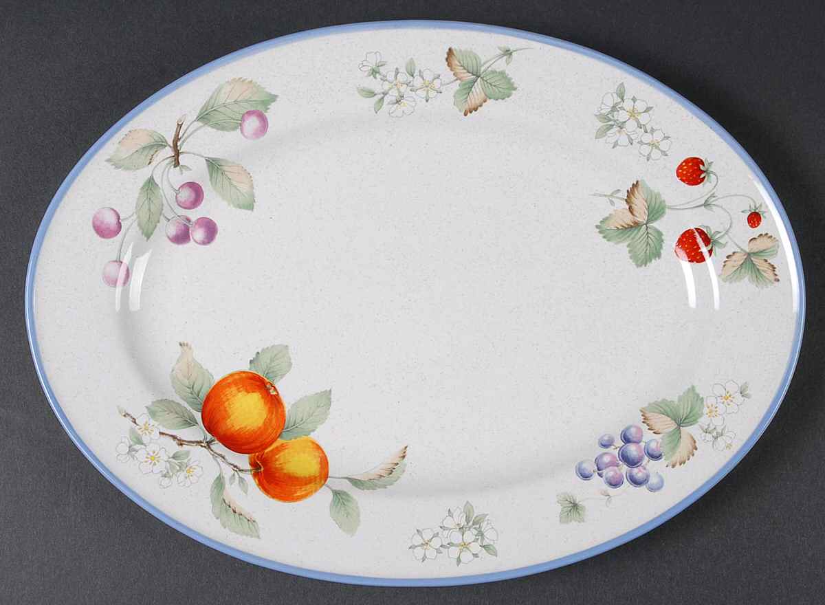 Luscious 12" Oval Serving Platter by Savoir Vivre-1