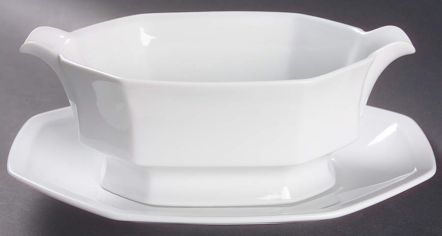 Maison Blanche Gravy Boat & Underplate by Savoir Vivre-1