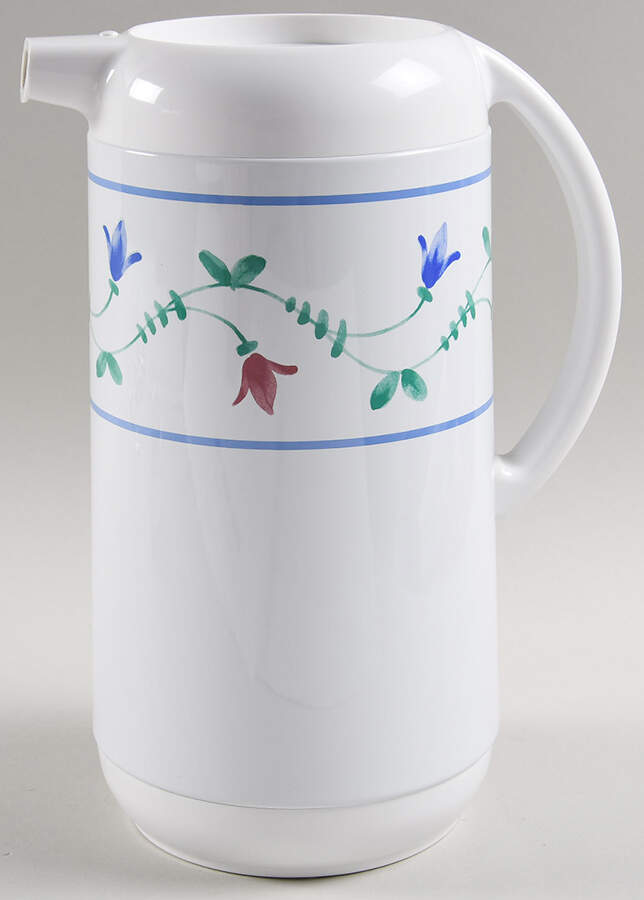 Portofino Blue Plastic Thermos/Carafe No Lid by Savoir Vivre-1
