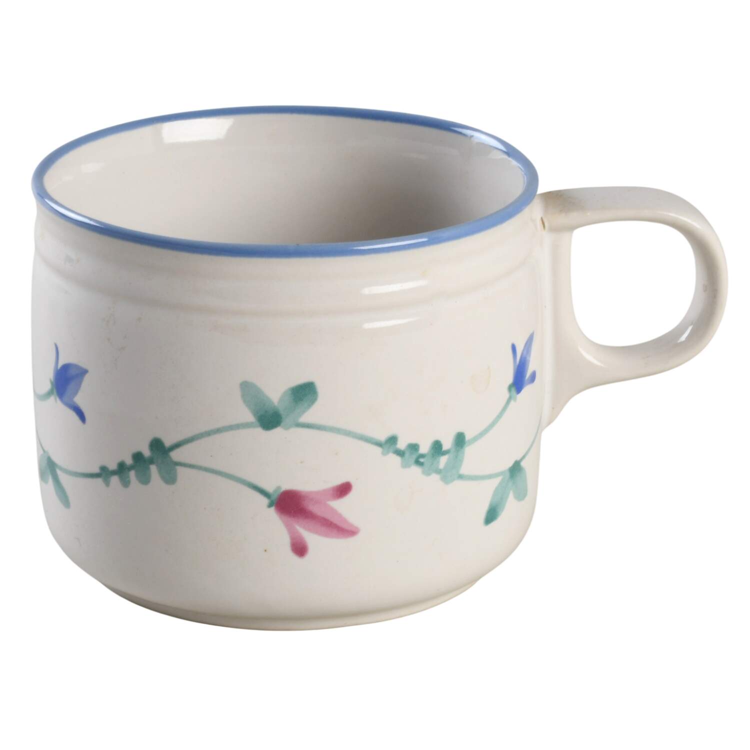 Portofino Blue Flat Cup by Savoir Vivre-1