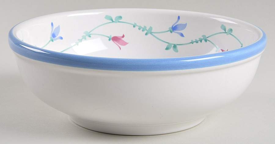 Portofino Blue 8" Round Vegetable Bowl by Savoir Vivre-1