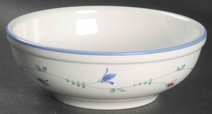 Portofino Blue 7" Individual Pasta Bowl by Savoir Vivre-1