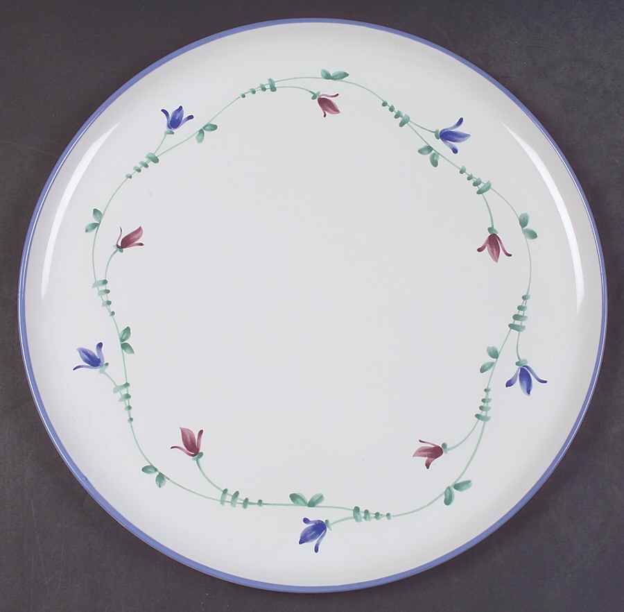 Portofino Blue Cake Plate by Savoir Vivre-1