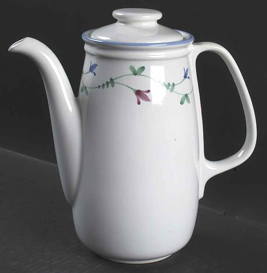 Portofino Blue Coffee Pot & Lid by Savoir Vivre-1