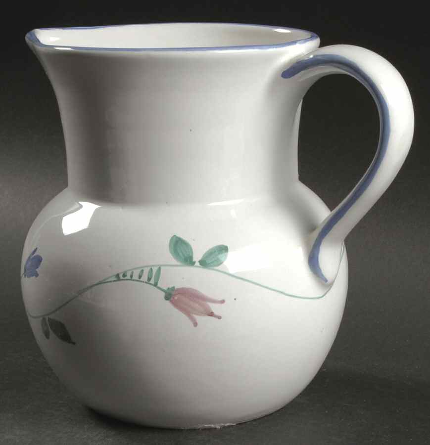 Portofino Blue 48 Oz Pitcher by Savoir Vivre-1