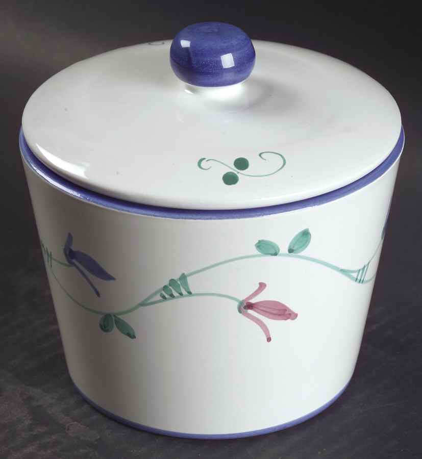 Portofino Blue 3" Storage Jar & Lid by Savoir Vivre-1