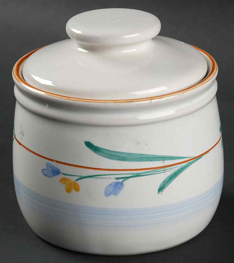 Porto Rotondo Sugar Bowl & Lid by Savoir Vivre-1