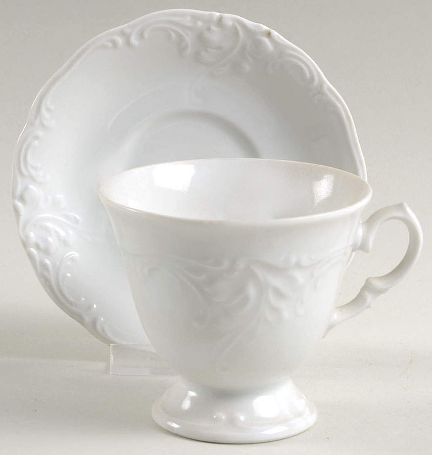 Salzburg Footed Demitasse Cup & Saucer Set by Savoir Vivre-1