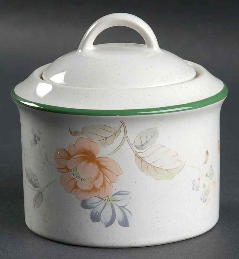 Secret Garden Sugar Bowl & Lid by Savoir Vivre-1