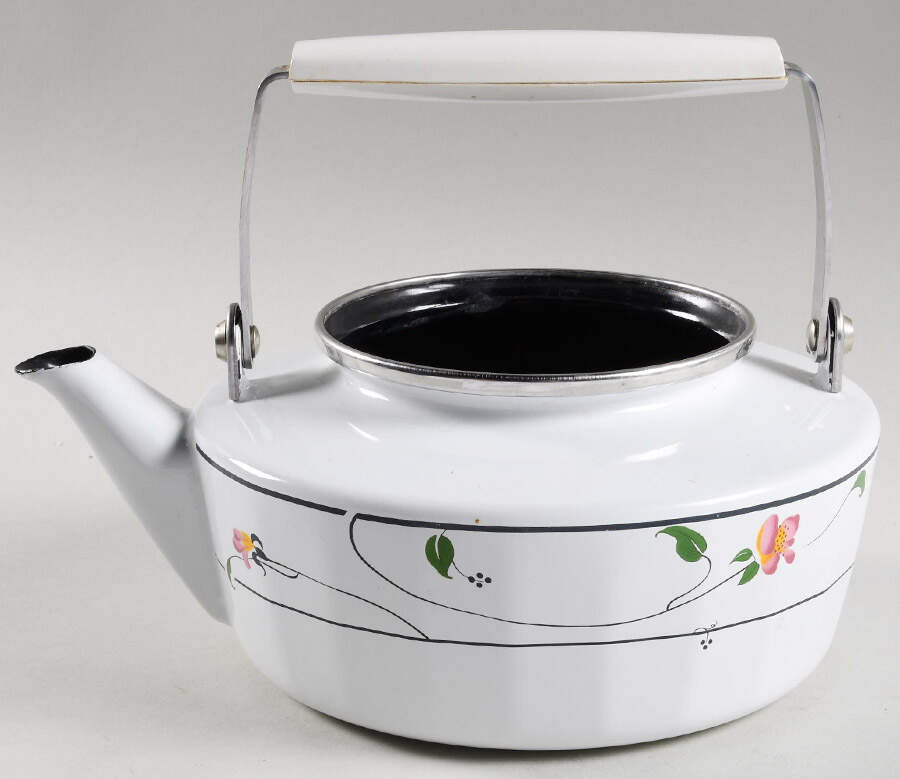 Spring Fantasy Metal Kettle No Lid by Savoir Vivre-1