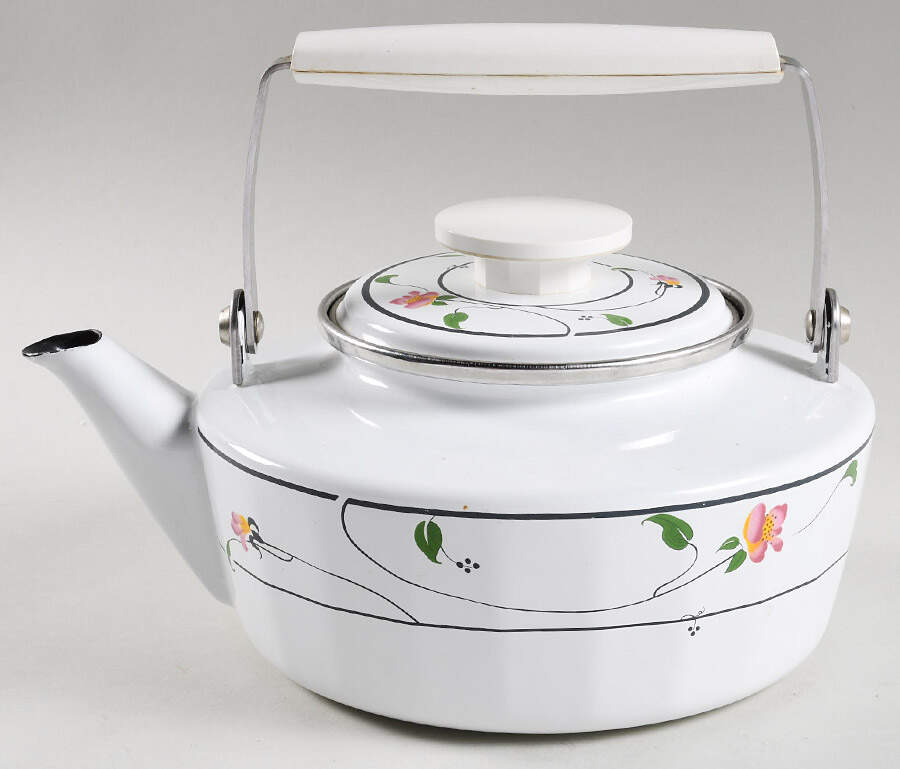 Spring Fantasy Metal Kettle & Lid by Savoir Vivre-1