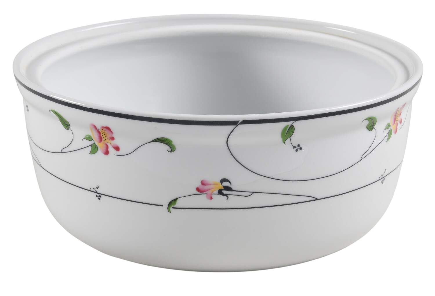 Spring Fantasy 2.75 Quart Round Casserole No Lid by Savoir Vivre-1