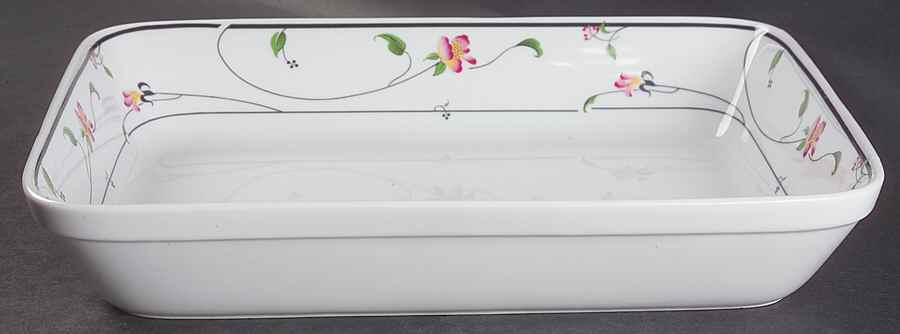 Spring Fantasy 13"  Rectangular Baker by Savoir Vivre-1