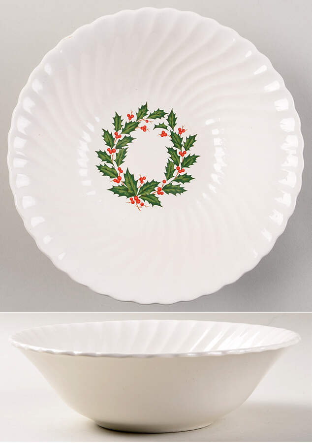 Holly 8" Round Vegetable Bowl by SCIO-1