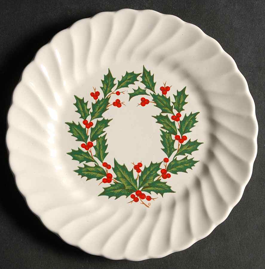 Holly Bread & Butter Plate by SCIO-1