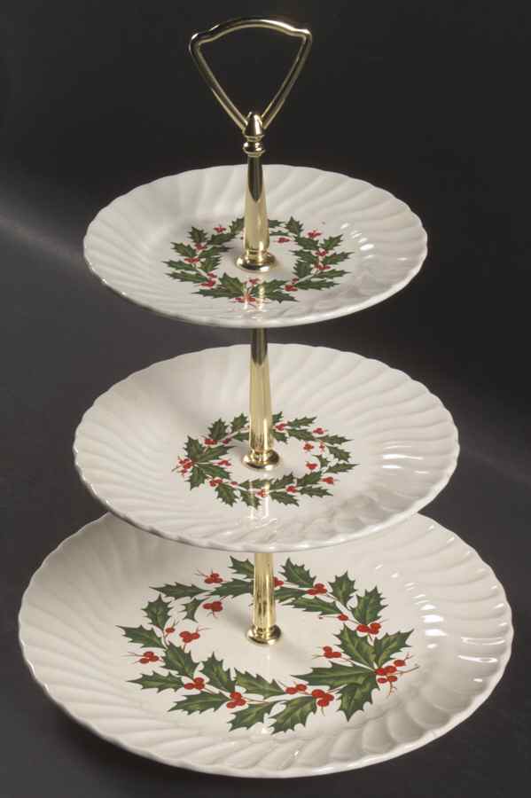 Holly 3-Tiered Serving Tray (DP, SP, BB) by SCIO-1
