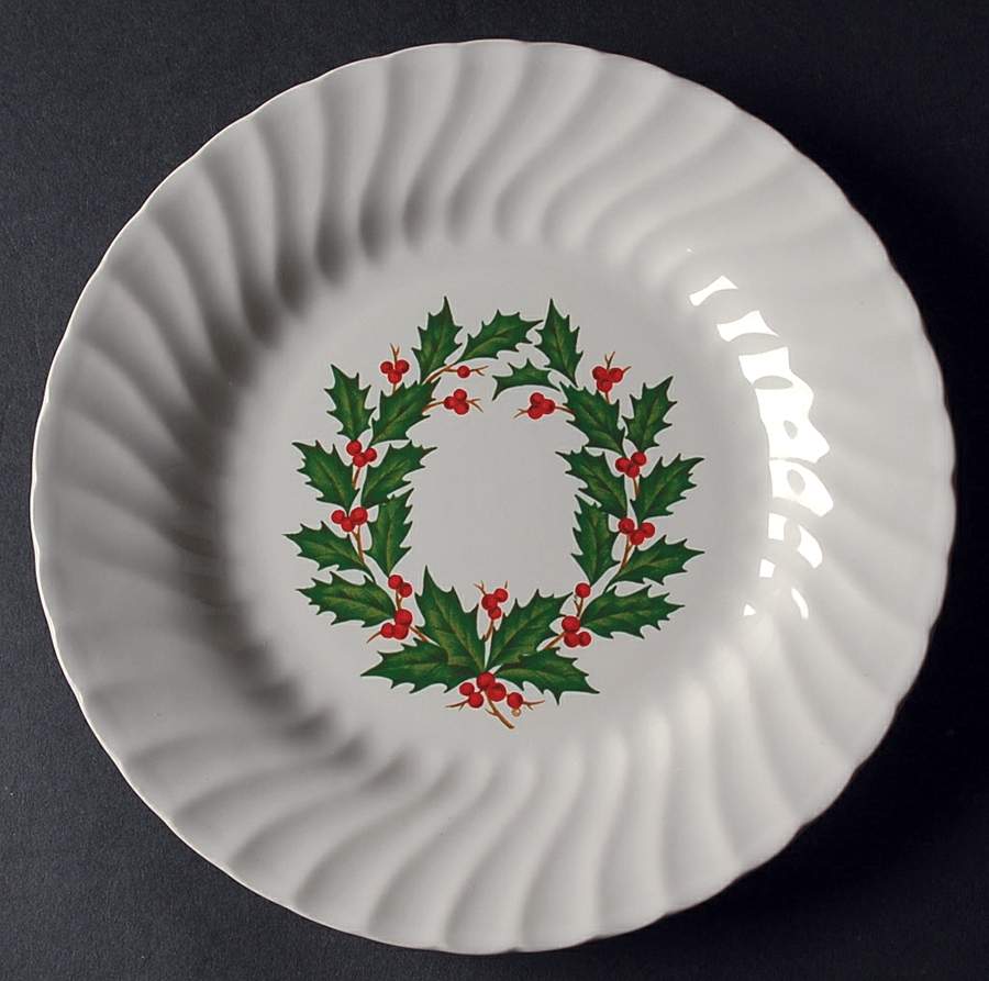 Holly Salad Plate by SCIO-1
