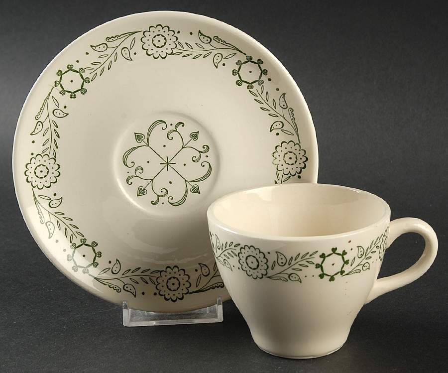 Provincial Flat Cup & Saucer Set by SCIO-1