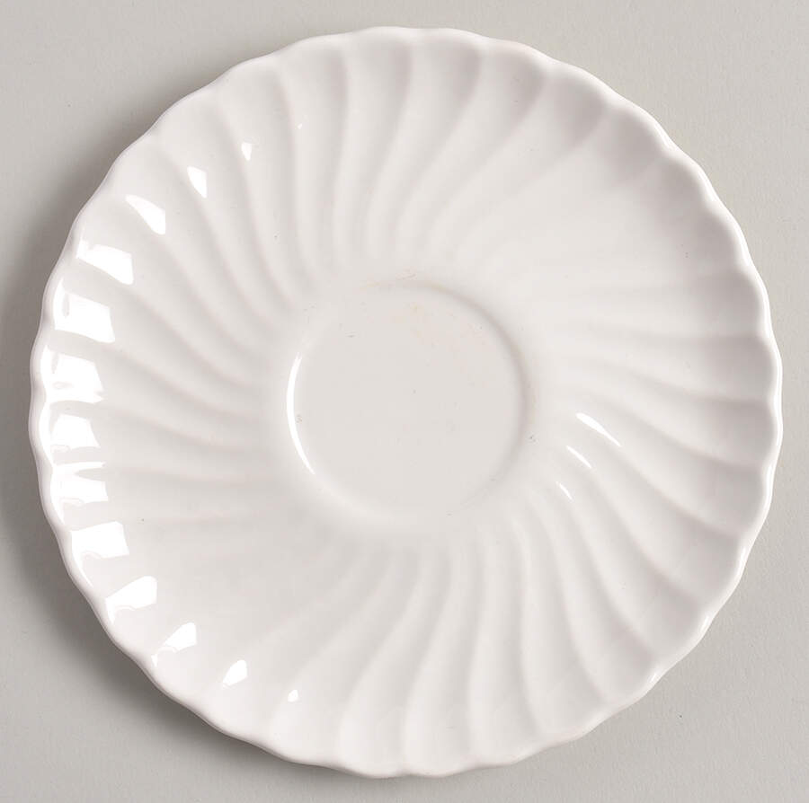 White Swirl Saucer by SCIO-1