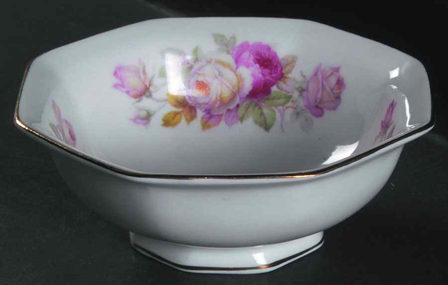 Antique Rose Mini Open Sugar Bowl by Schumann - Bavaria-1