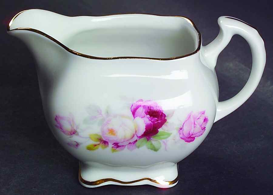Antique Rose Mini Creamer by Schumann - Bavaria-1