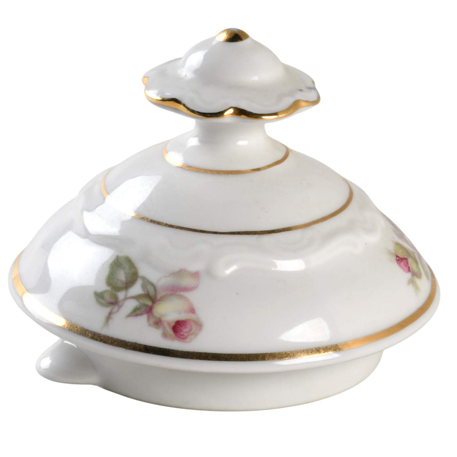 Bavarian Rose-June Rose Lid for Coffee Pot by Schumann - Bavaria-1