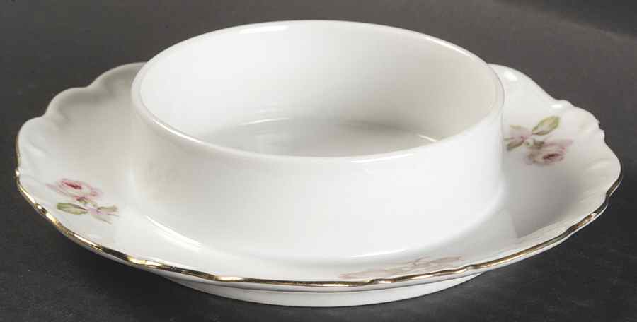 Bavarian Rose-June Rose Round Butter No Lid by Schumann - Bavaria-1