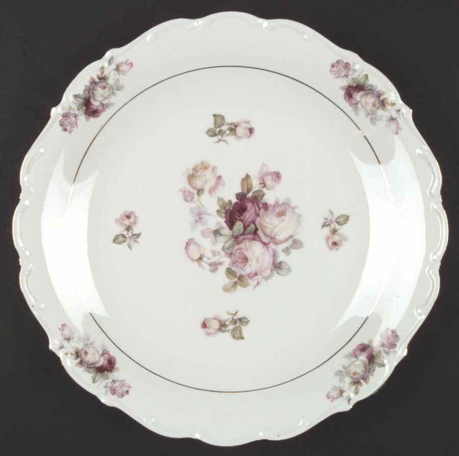 Bavarian Rose-June Rose 12" Chop Plate (Round Platter) by Schumann - Bavaria-1