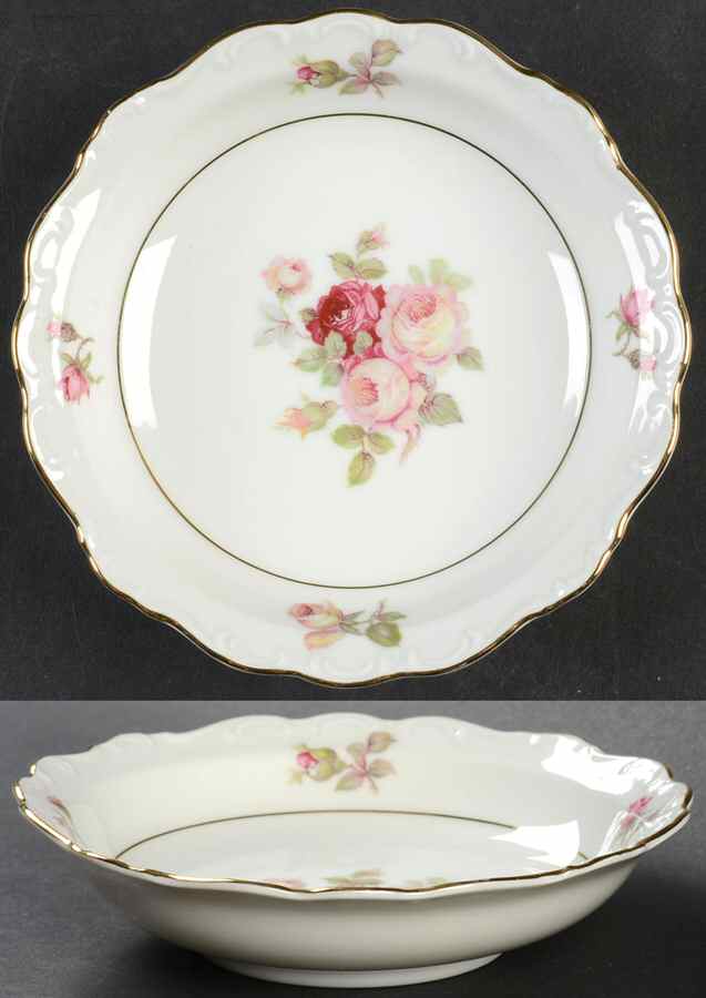 Bavarian Rose-June Rose Fruit/Dessert (Sauce) Bowl by Schumann - Bavaria-1