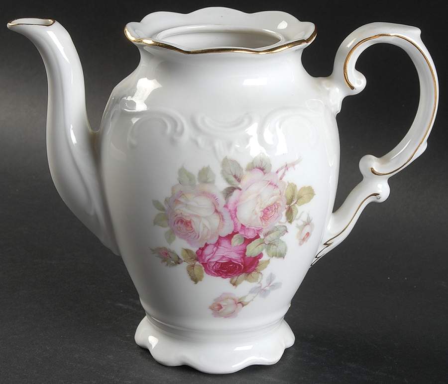 Bavarian Rose-June Rose Mini Coffee Pot No Lid by Schumann - Bavaria-1