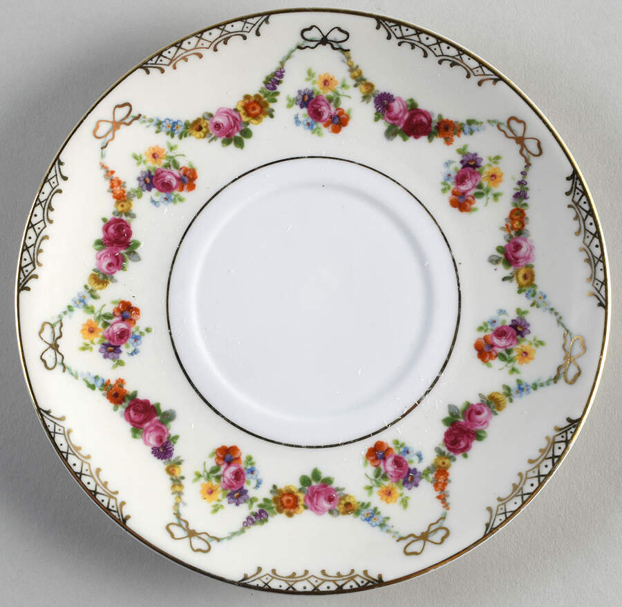 Bridal Chain Saucer for Cream Soup Bowl by Schumann - Bavaria-1