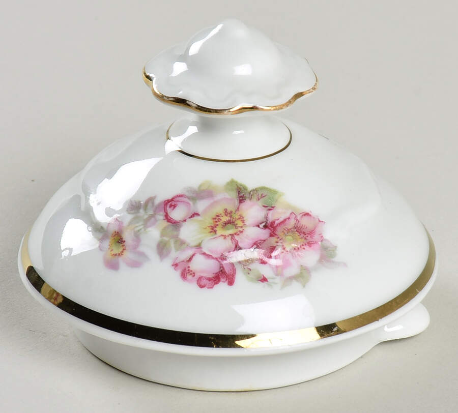 Briar Rose (Gold Trim) Lid for Coffee Pot by Schumann - Bavaria-1