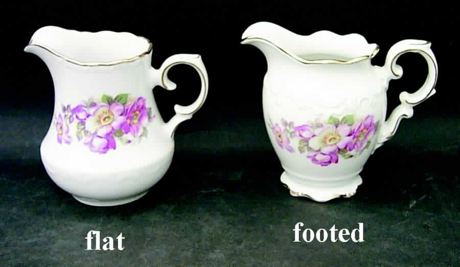 Briar Rose (Gold Trim) Creamer by Schumann - Bavaria-1