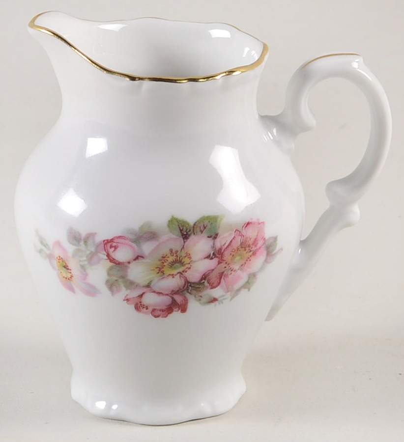 Briar Rose (Gold Trim) Mini Creamer by Schumann - Bavaria-1