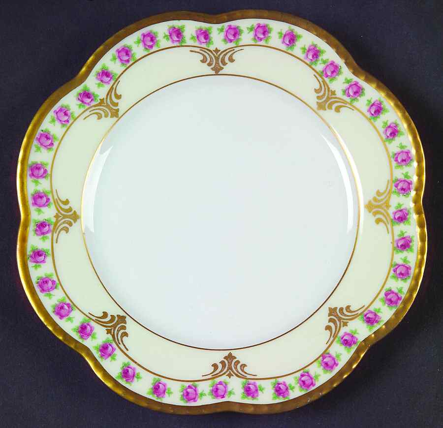 Bridal Rose Bread & Butter Plate by Schumann - Bavaria-1