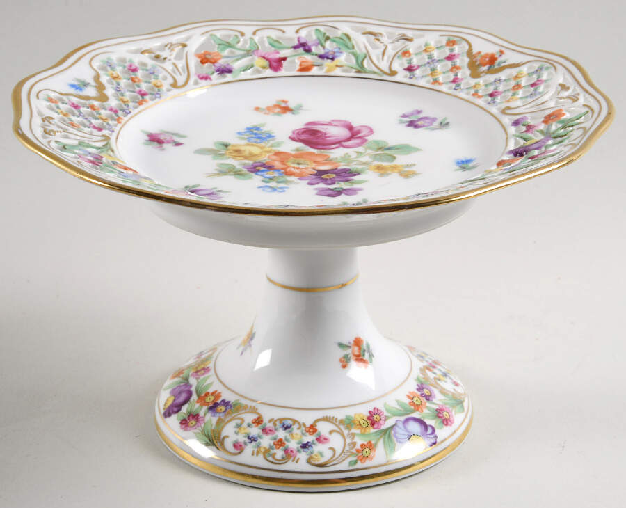 Chateau Dresden-Royal Dresner Art Round Compote (Height X Width) by Schumann - Bavaria-1