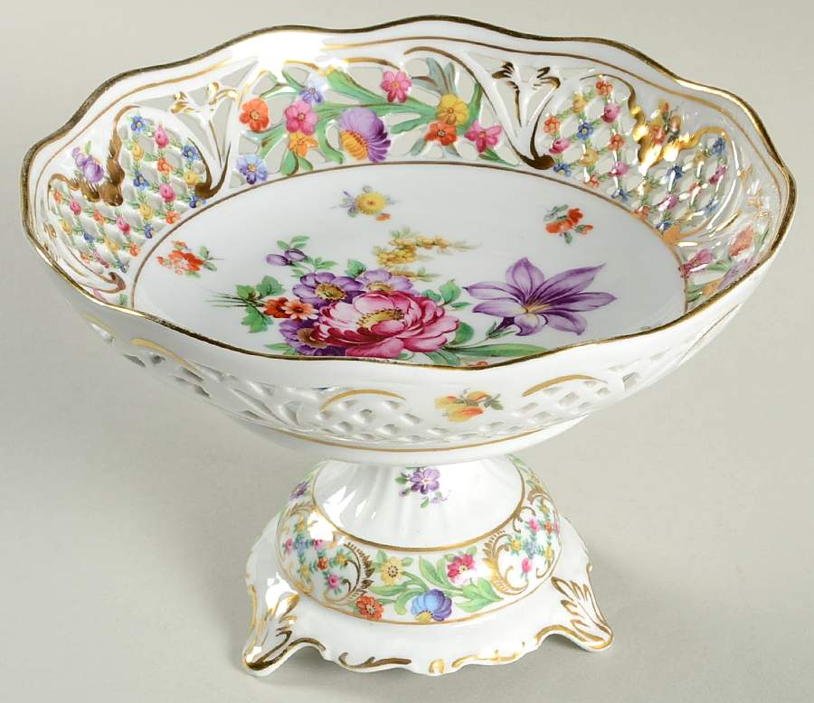 Chateau Dresden-Royal Dresner Art Round Compote (Height X Width) by Schumann - Bavaria-1