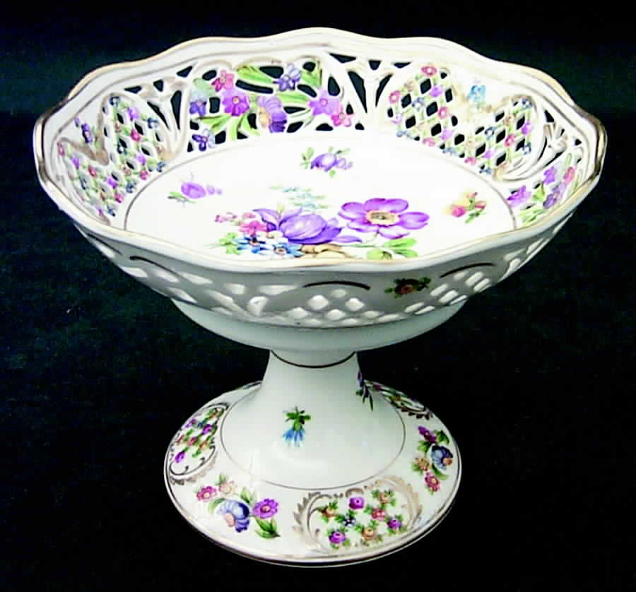 Chateau Dresden-Royal Dresner Art Round Compote (Height X Width) by Schumann - Bavaria-1