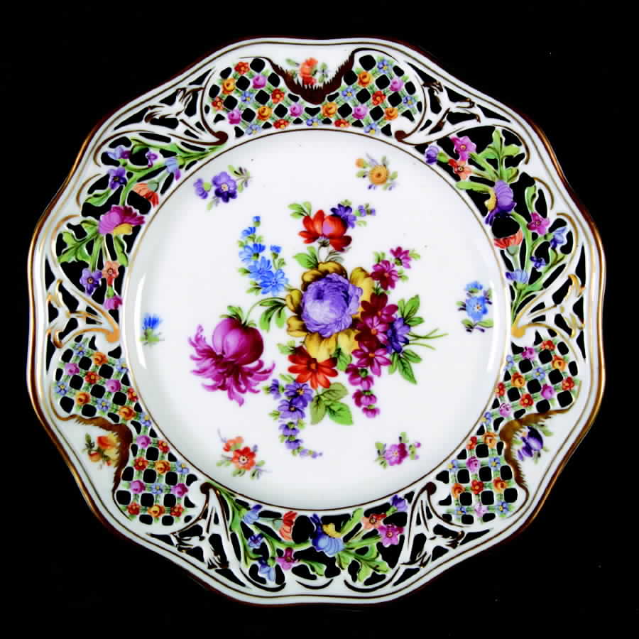 Chateau Dresden-Royal Dresner Art Dessert/Pie Plate by Schumann - Bavaria-1